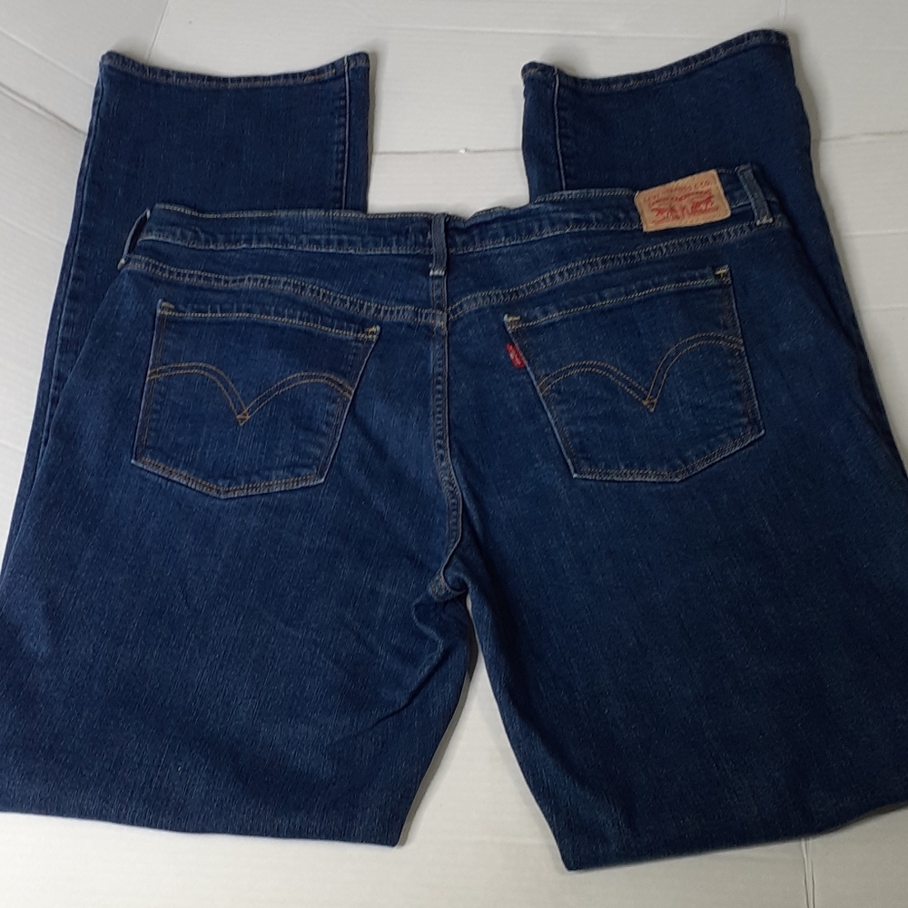 Levi's 505 Straight 16 Long Women's Blue Jeans